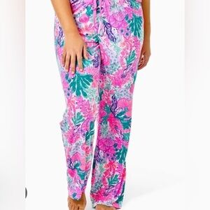 Lilly Pulitzer Lounge Pants in “Seaside Carnival” pattern